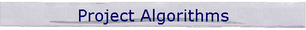Project Algorithms